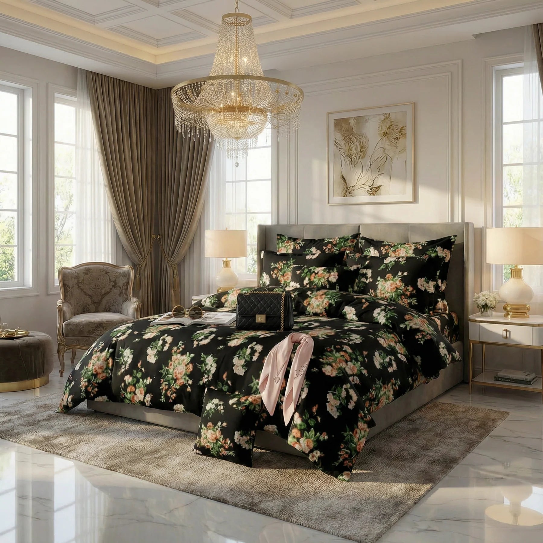 VERDANT DUVET COVERS SET - 8 PCS (PREMIUM)